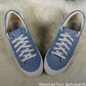 Keds Dreamfoam Blue Suede Sneakers 9